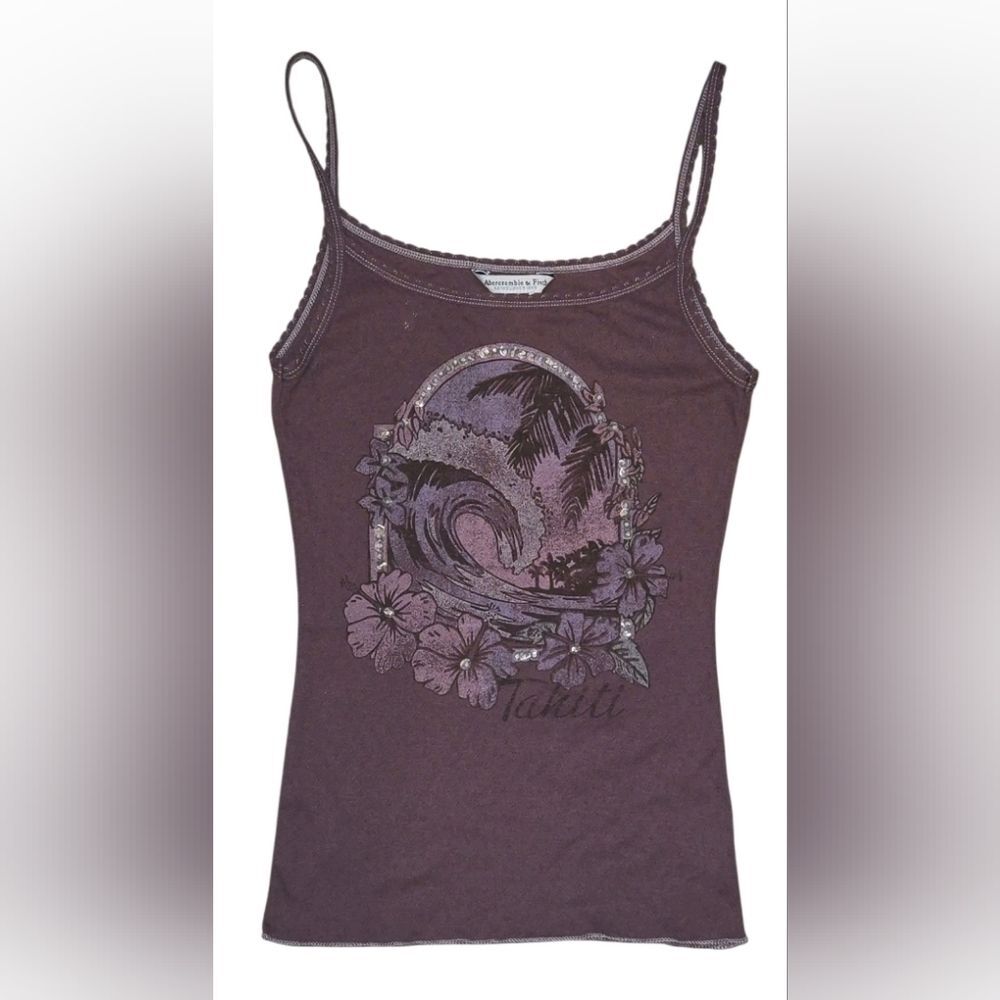 VINTAGE Abercrombie fitch Tahiti Barefoot Invitational Tank Top